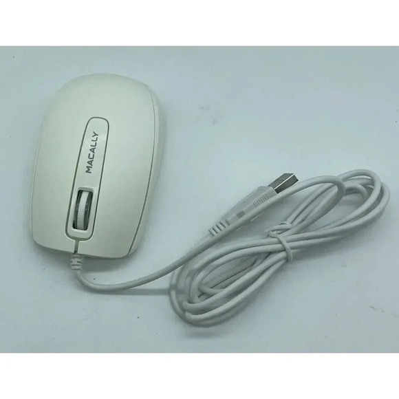 Macally USB Mouse Wired MAC Or Pc 3 Buttons Scroll Wheel MKMOUSE 1000 DPI Sensor - Picture 2 of 10